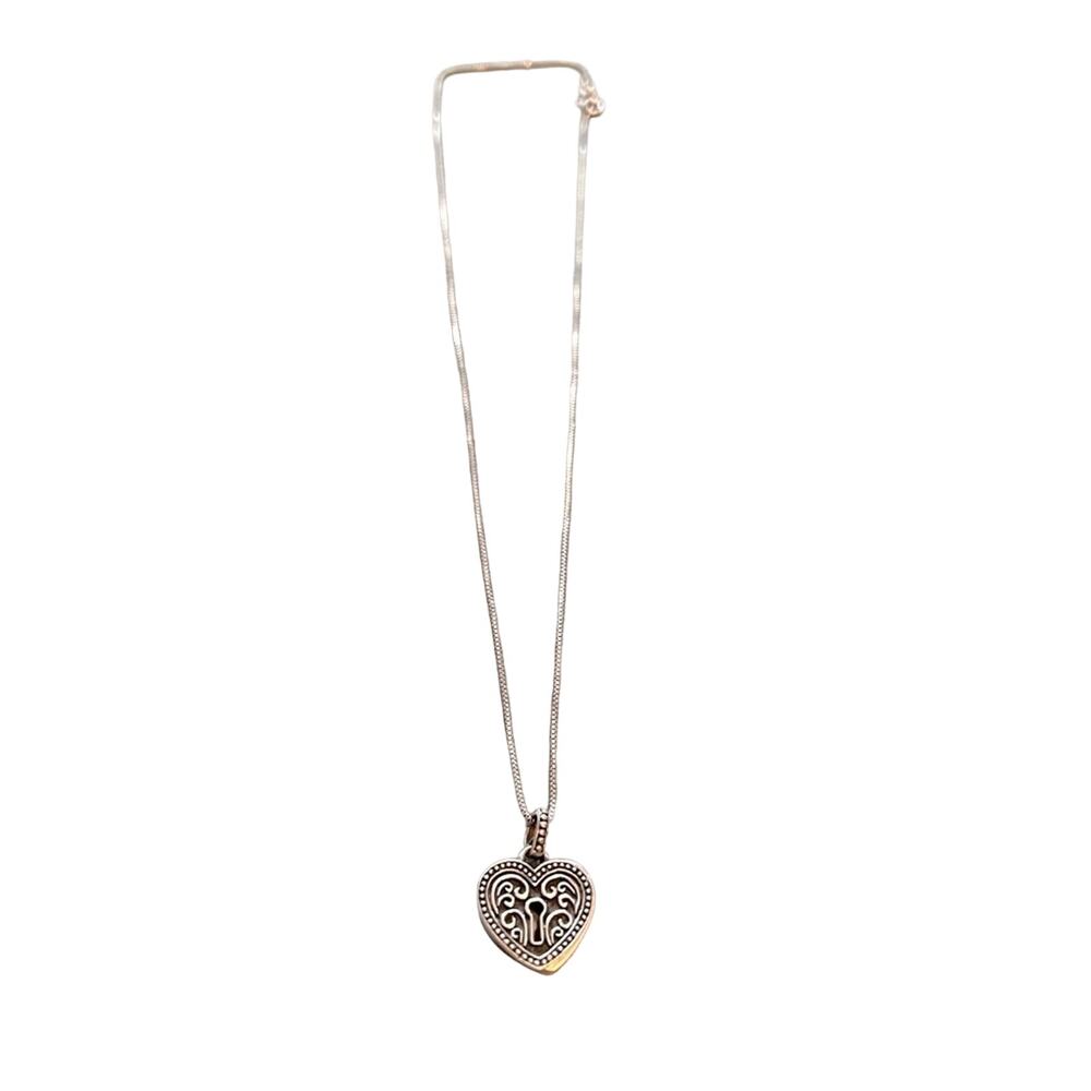 Lori Bonn 925 Sterling Silver Locket Heart Pendant Necklace